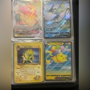 POKEMON 240 cards binder included Vmaxes some celebration cards $140